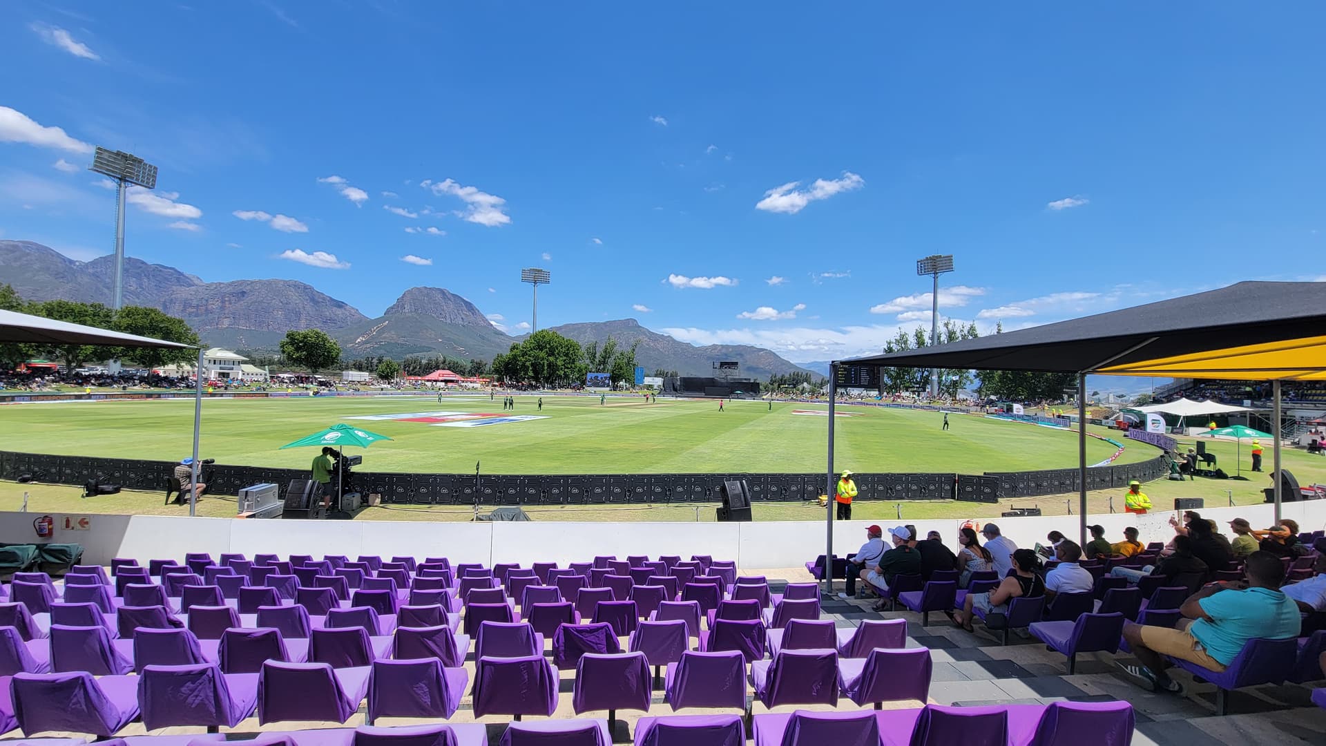 Boland Park cricket ground in Paarl, South Africa
